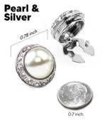 Vittorio Vico  Men's Crystal Colorstone Button Cover