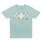 PEEPS® Seafoam Vintage Argyle Tee