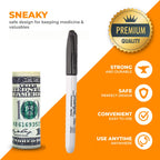 Fake Pen Diversion Safe (2 Pack) - Discreet Diversion Safe Ideas of Pen with Secret Compartments
