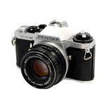 Pentax ME Super 35mm SLR Film Camera Kit 50mm Lens