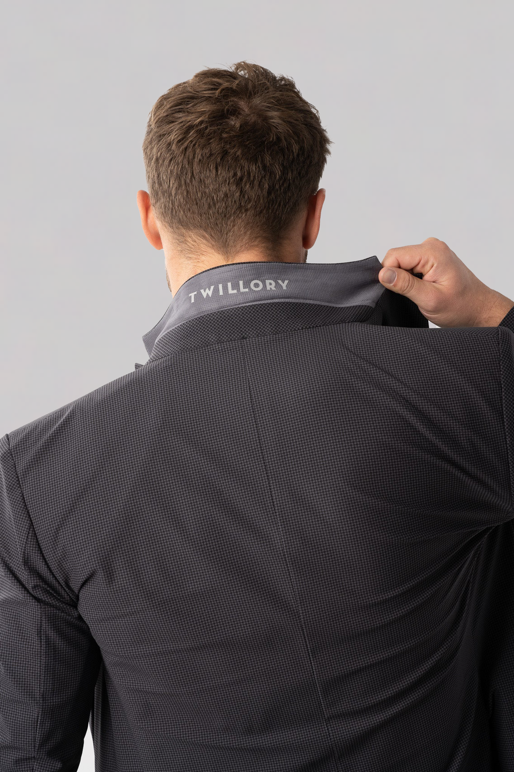 Performance Blazer // Grey Houndstooth