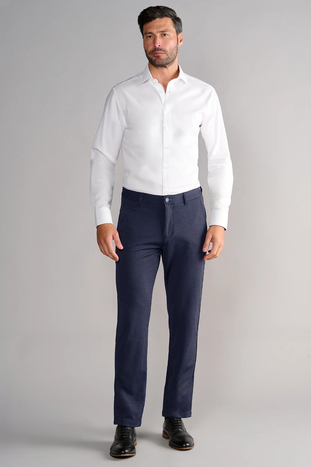Circular Knit Pants // Heather Navy