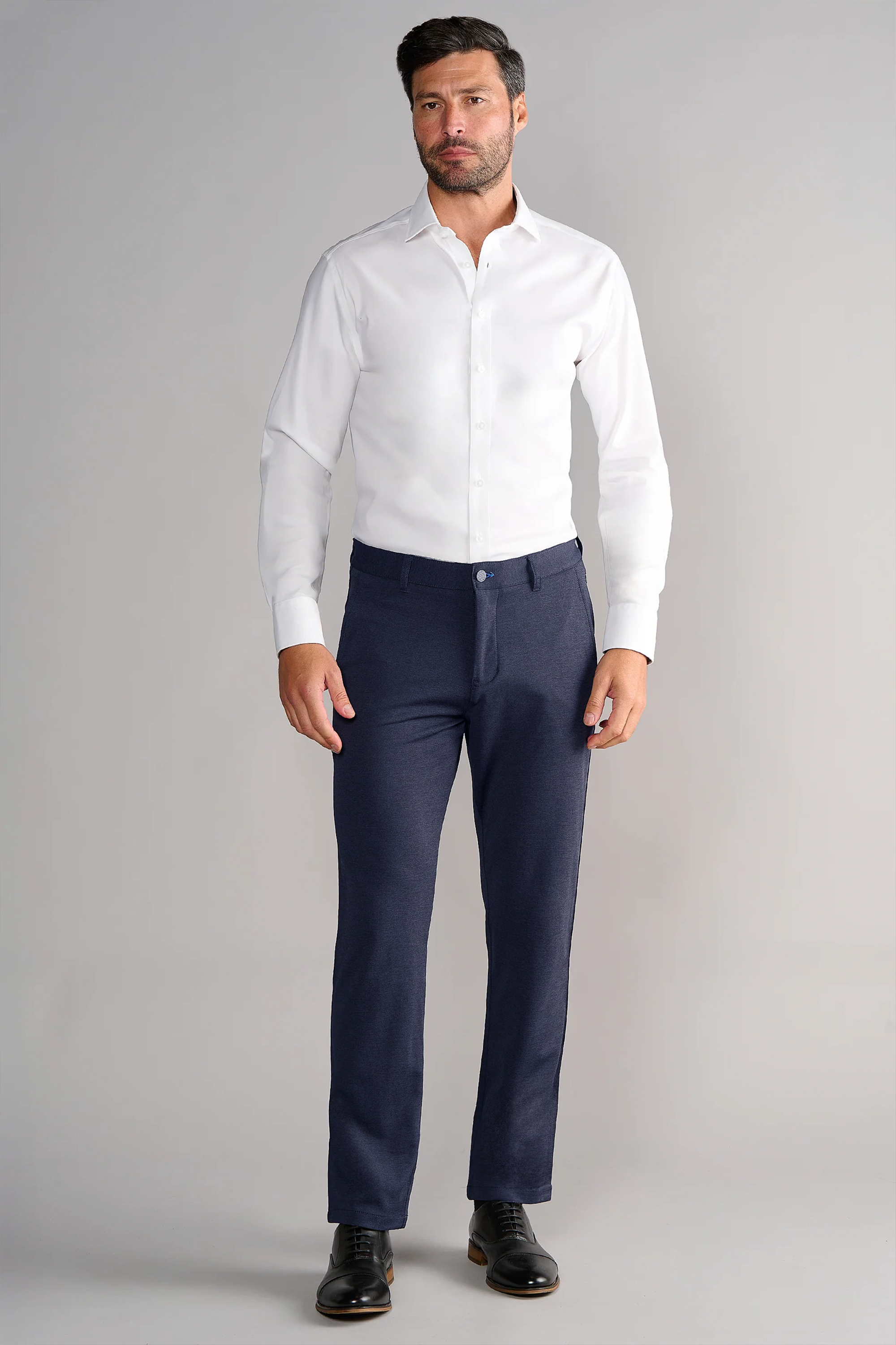 Circular Knit Pants // Heather Navy