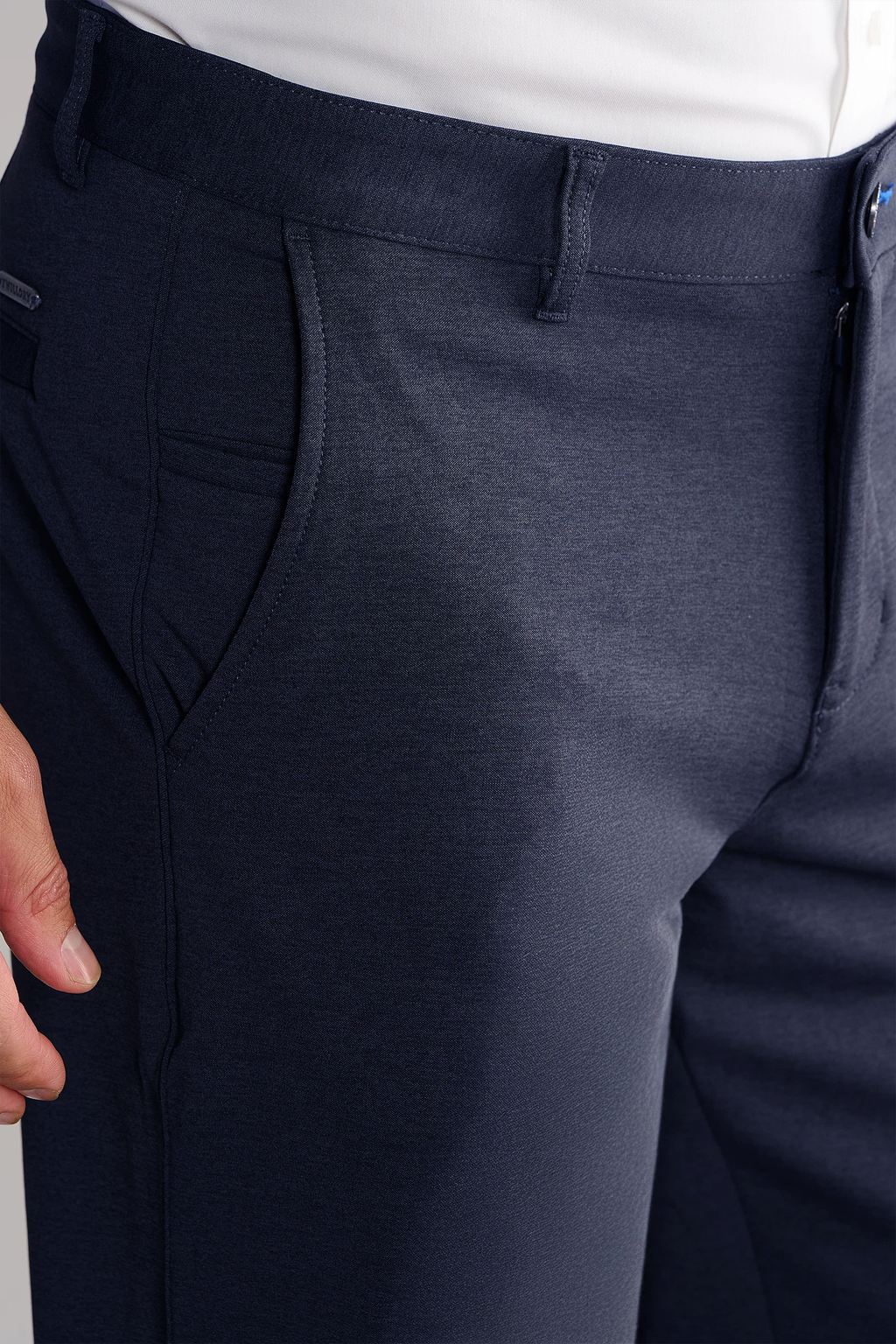 Circular Knit Pants // Heather Navy
