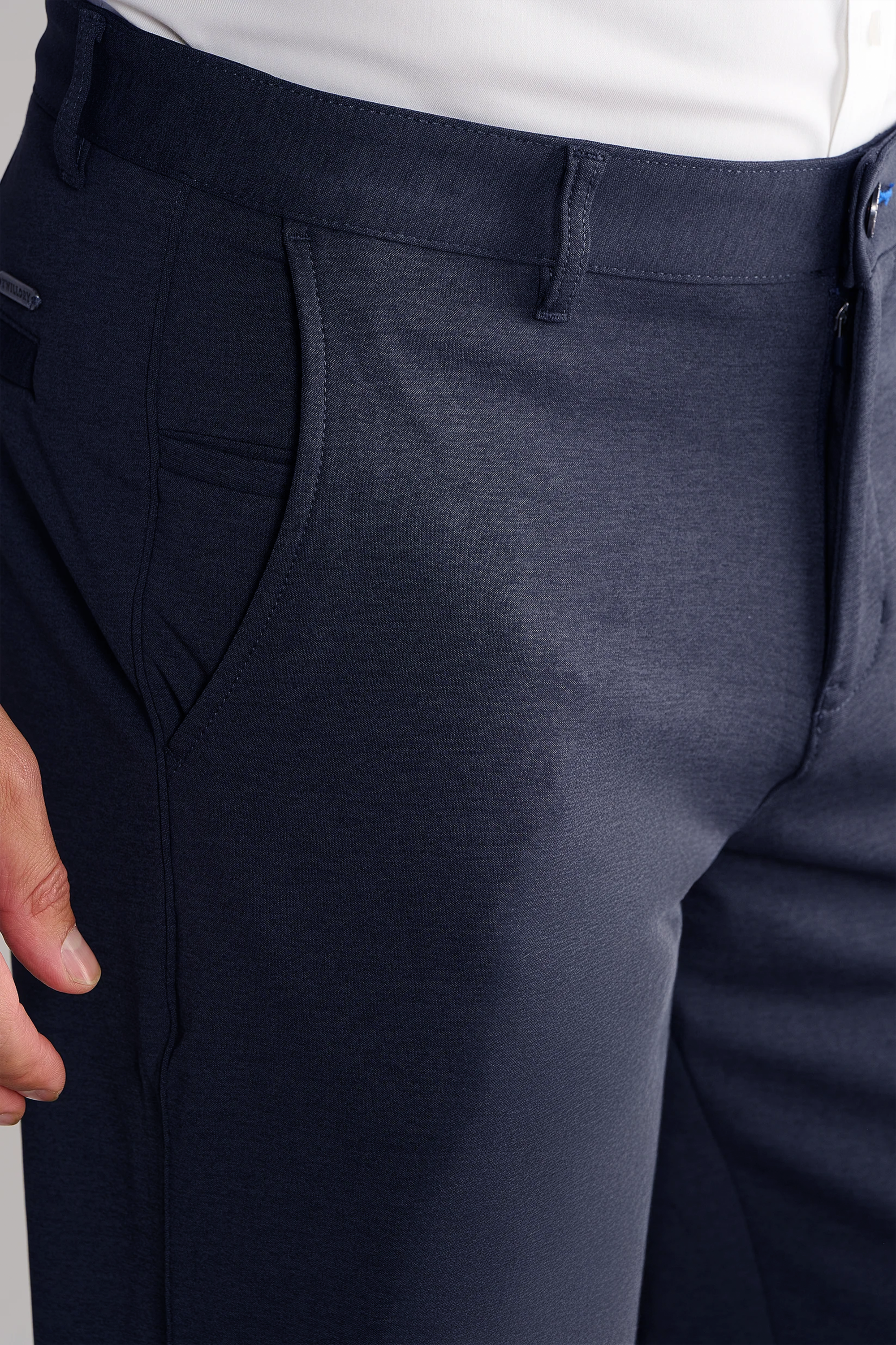 Circular Knit Pants // Heather Navy