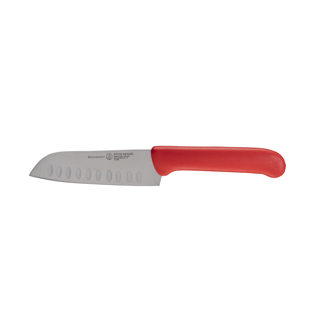 Petite Messer Red Kullens Santoku Knife - 5"