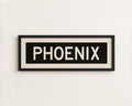Framed Phoenix Arizona Bus Scroll