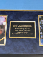 Bo Jackson Kansas City Royals Autographed Jersey Framed to 32x40 TriStar