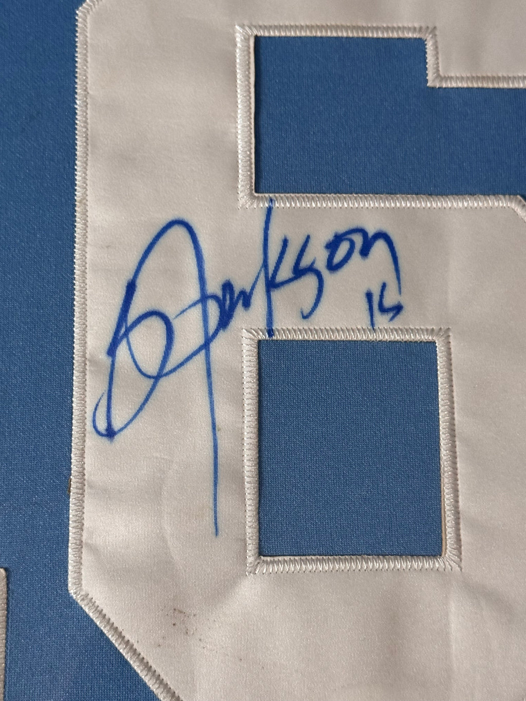 Bo Jackson Kansas City Royals Autographed Jersey Framed to 32x40 TriStar