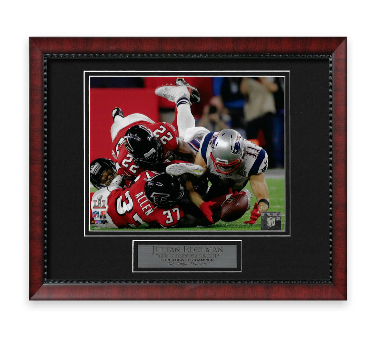 Julian Edelman New England Patriots Unsigned Photo Framed to 11x14
