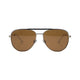 Silver Stainless Steel / Brown Lens
