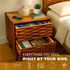 Elara Solid Wood Nightstand