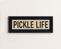 Framed Pickle Life Pickleball Art Scroll Sign