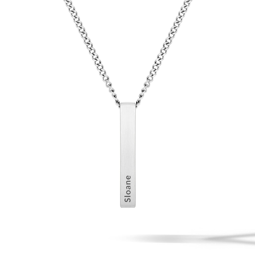 Pillar Pendant - Silver