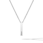 Pillar Pendant - Silver