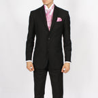 Ferrecci Mens PV150 - Pink with White Back Adjustable Vest Set