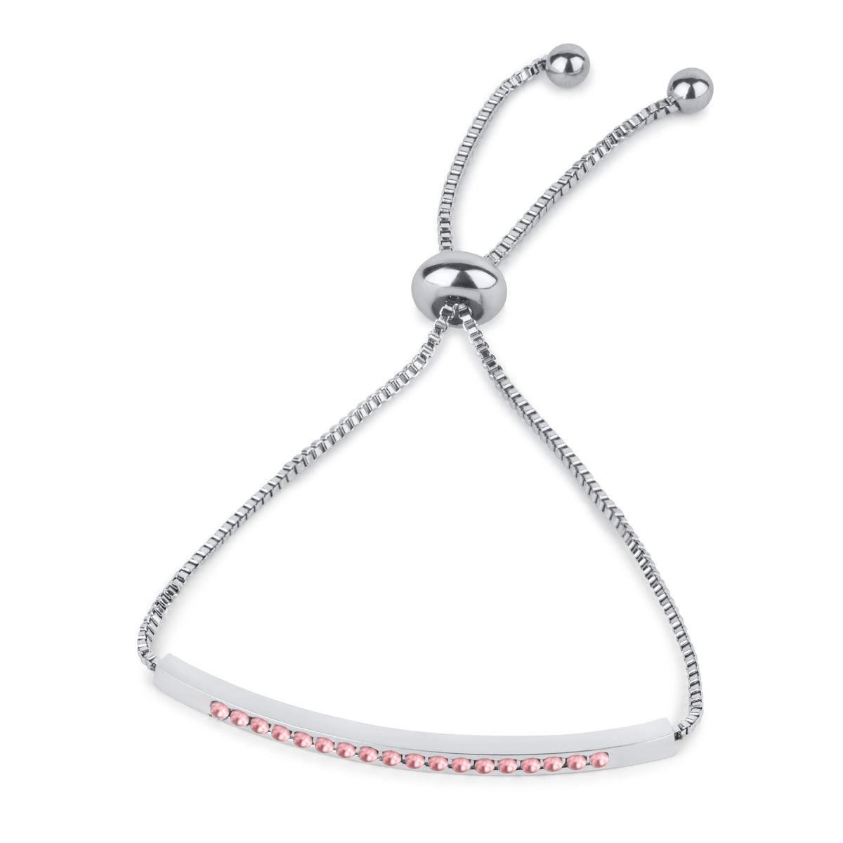 Arvo Pink Gem Bracelet