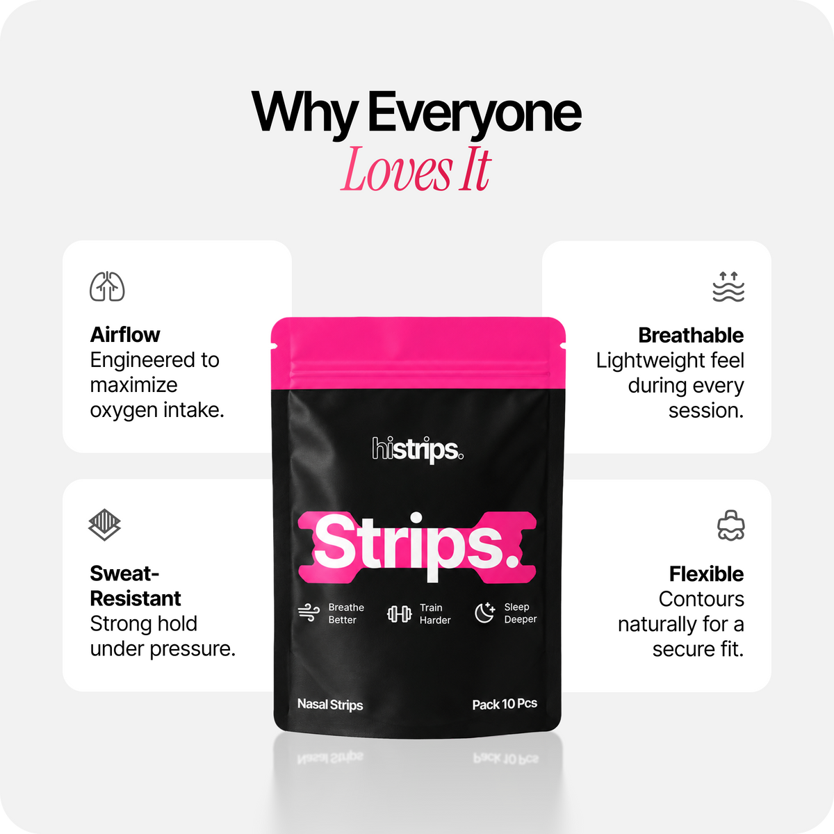 Pink Nasal Strips