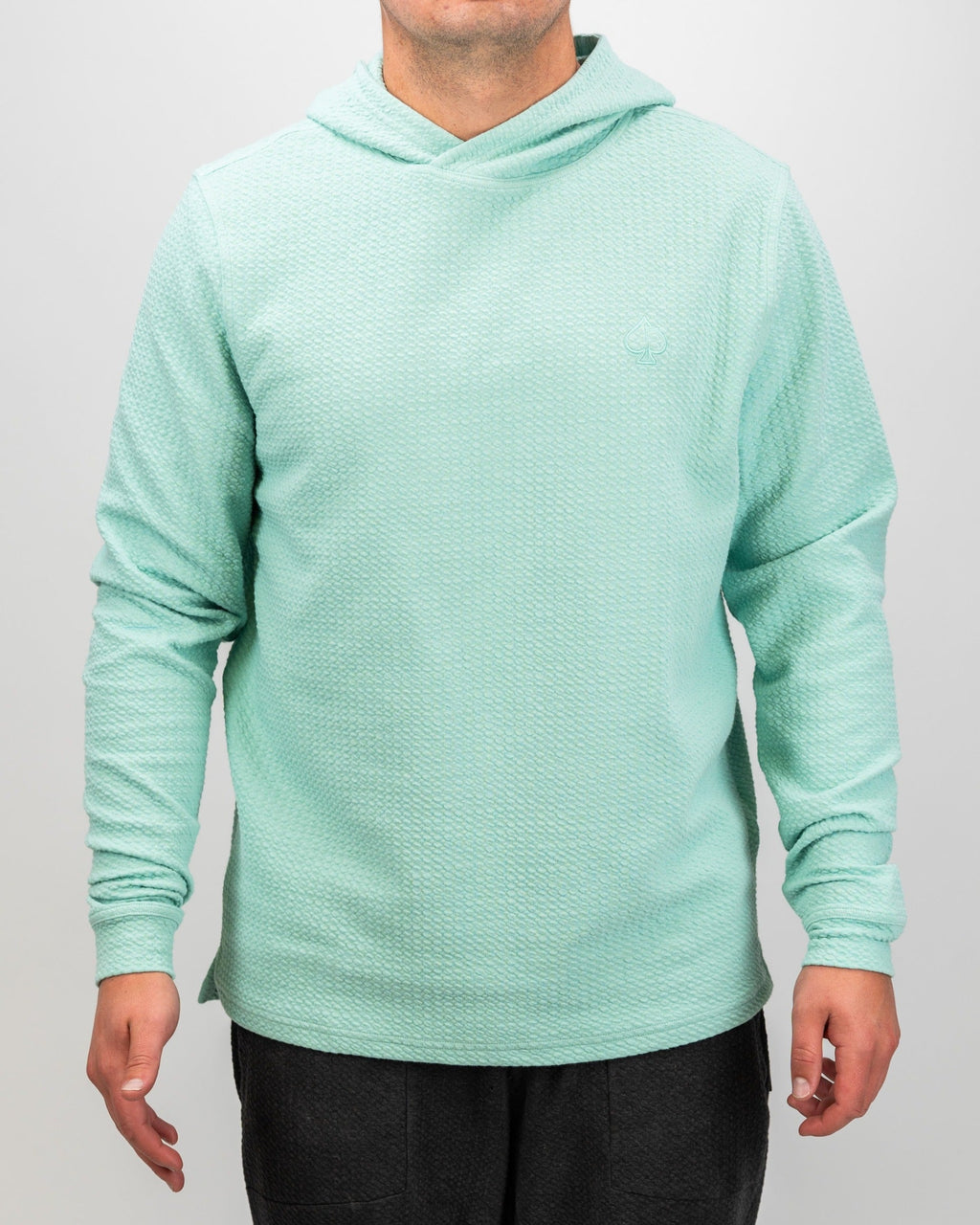 Player Preferred™ Waffle Knit Hoodie - Bright Mint