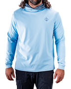 Performance Golf Hoodie - Squiggle Blue