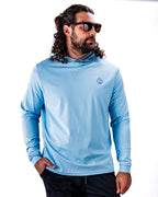Performance Golf Hoodie - Squiggle Blue