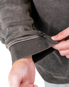 Embossed Spade Crewneck - Washed Iron