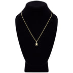 Turtle Cubic Zirconia Pendant With Necklace Set 14K Gold Filled