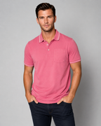Pocket Polo Shirt - Pink