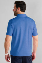 Short Sleeve Polo Solid // Blue