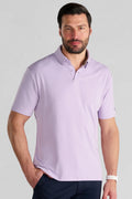 Short Sleeve Polo Solid // Lilac