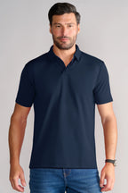 Short Sleeve Polo Solid // Navy