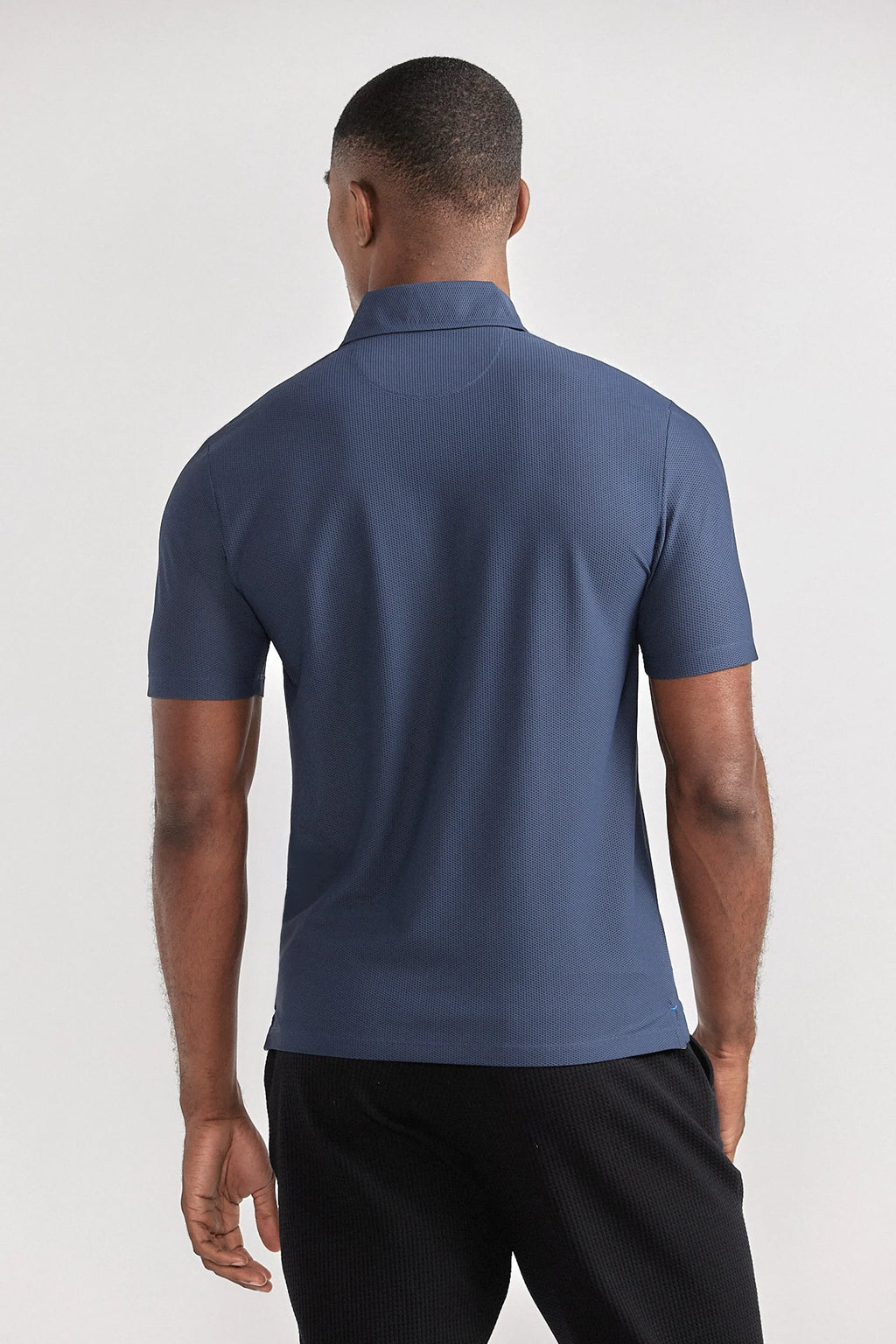 AIR 3 Button Polo Solid // Navy