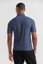 AIR 3 Button Polo Solid // Navy
