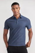 AIR 3 Button Polo Solid // Navy