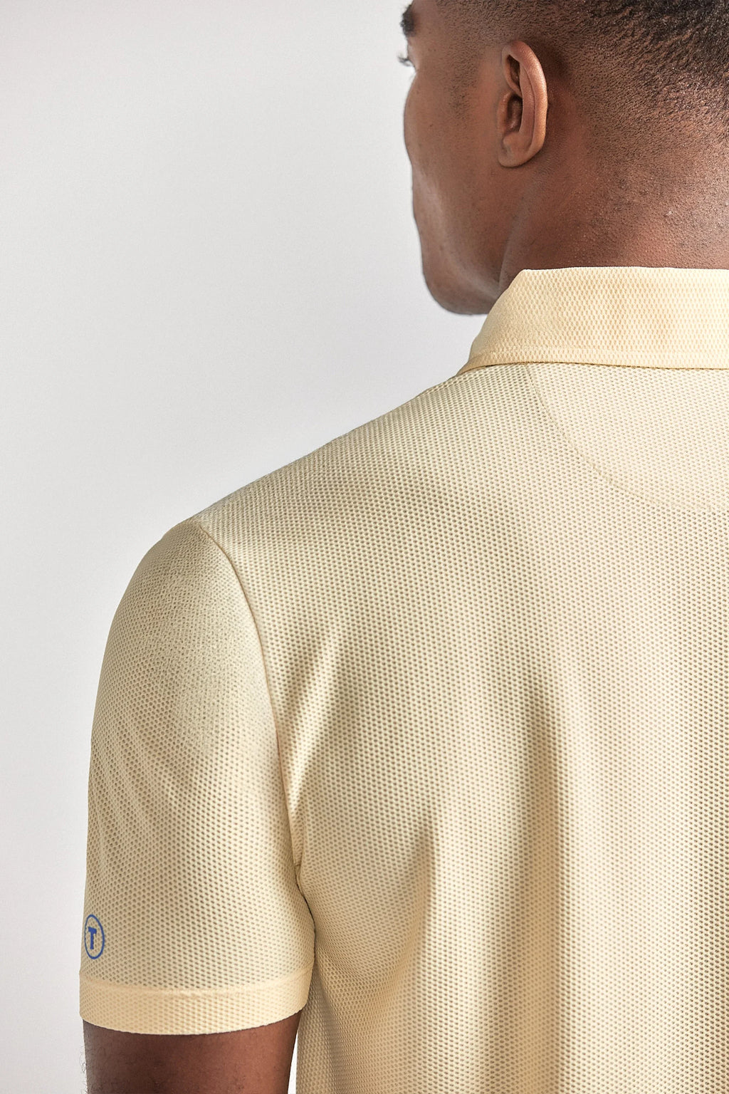 AIR 3 Button Polo Solid // Yellow