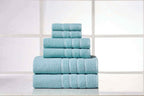Bibb Home 6 Piece Egyptian Cotton Towel Set.