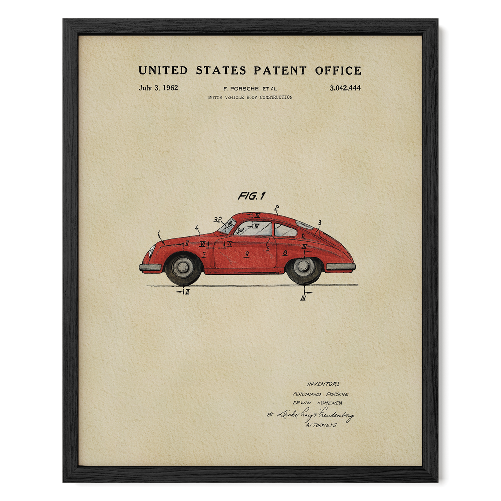 Red Vintage Sports Car (1962)