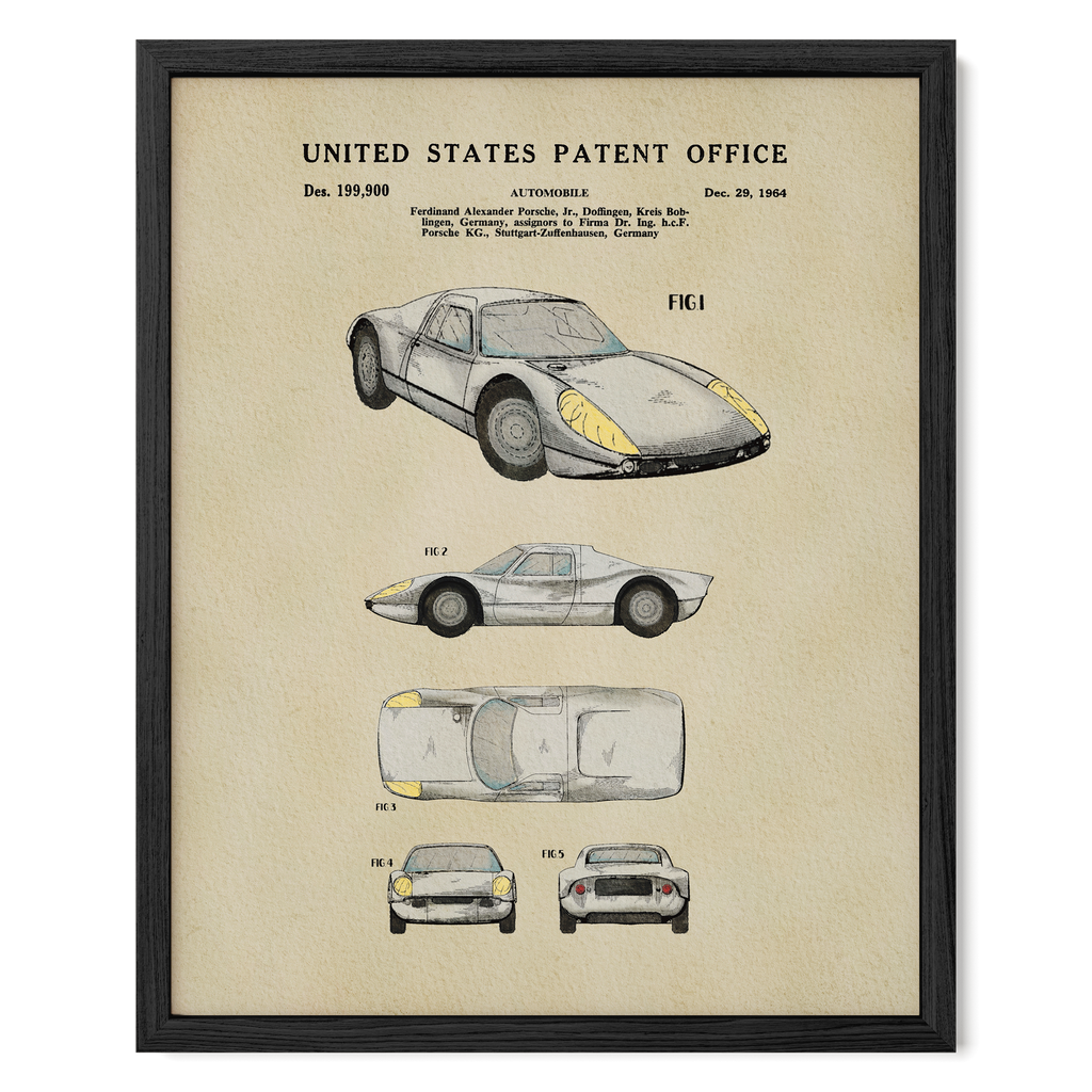 White Vintage Sports Car (1964)