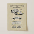 White Vintage Sports Car (1964)