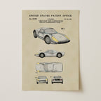 White Vintage Sports Car (1964)