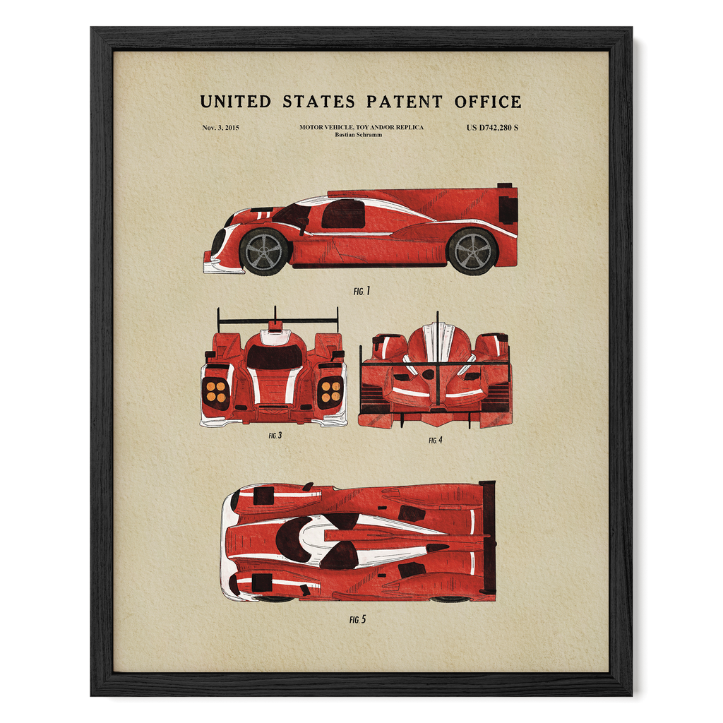 Red Prototype Race Car (2015)