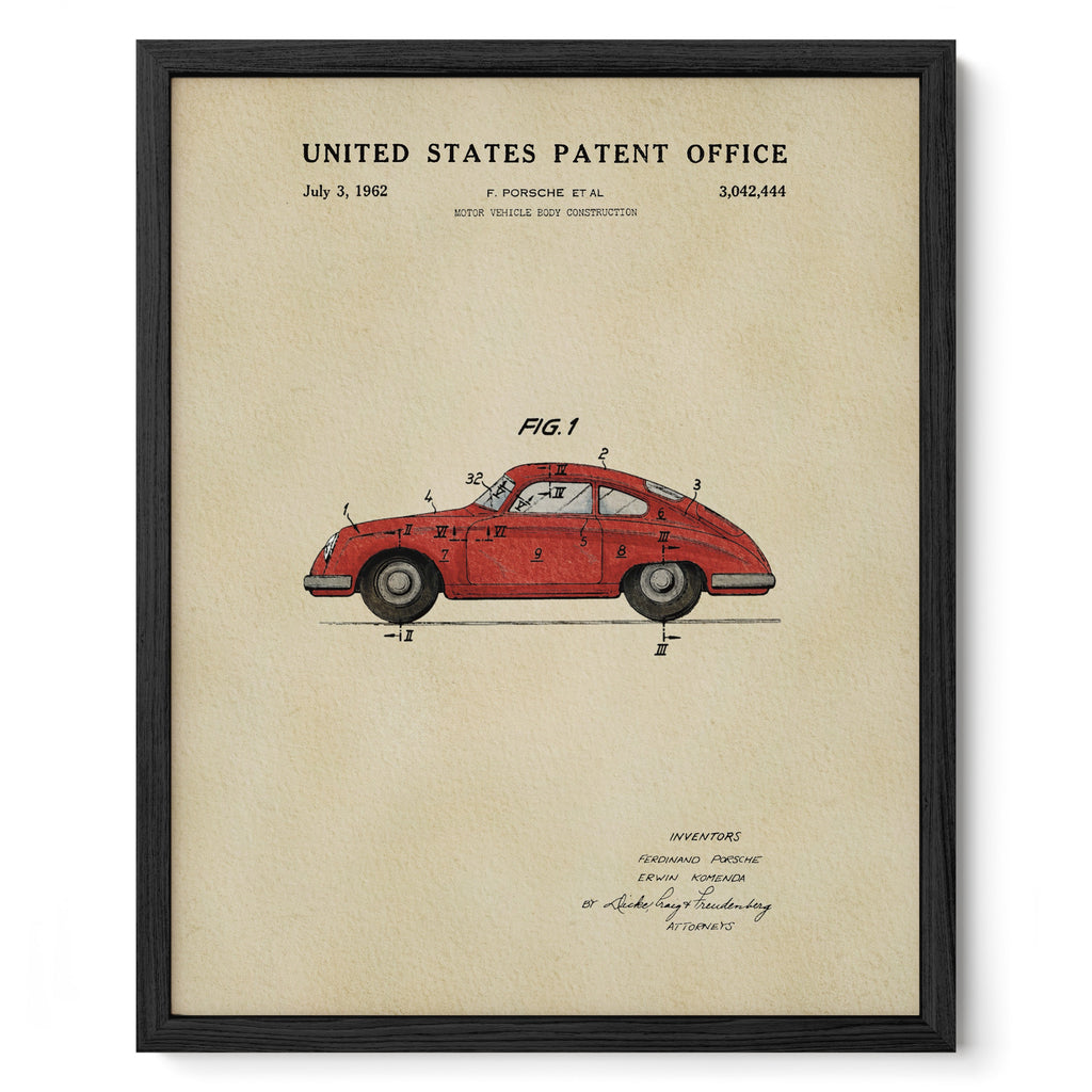 Red Vintage Sports Car (1962)