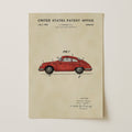 Red Vintage Sports Car (1962)