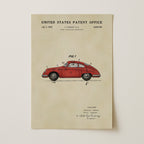 Red Vintage Sports Car (1962)
