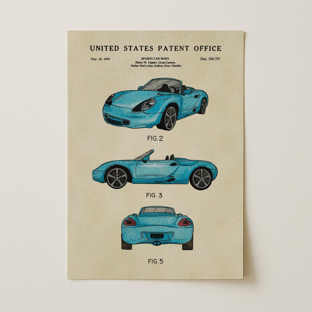 Blue Sports Car (1995)
