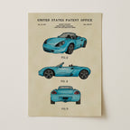 Blue Sports Car (1995)
