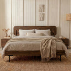 Frida Solid Wood Bed Frame