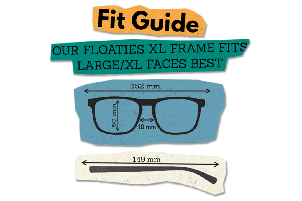 Floaties XL - Matte Black - Pink Lemonade Lens Polarized