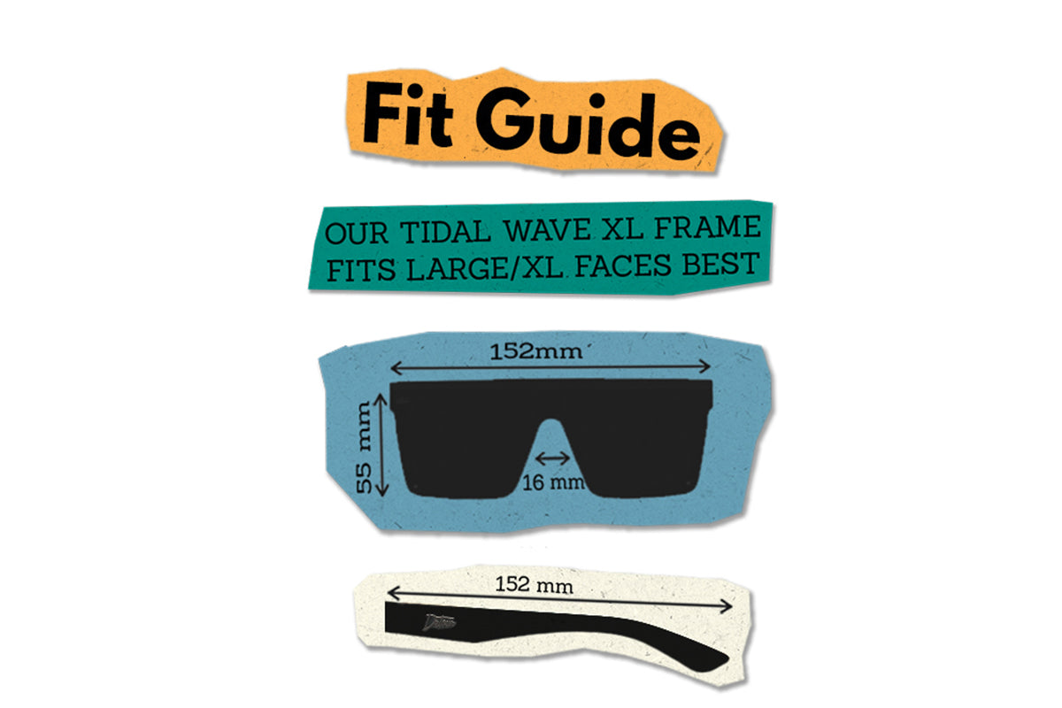 Tidal Wave XL - Matte Black - 24K Gold Lens Polarized