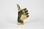 Thumbs Up or "Gig 'Em, Aggies" Hand Sign Sculpture in Brass